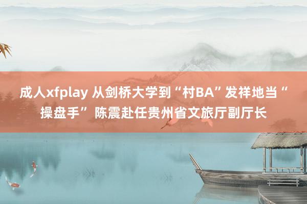 成人xfplay 从剑桥大学到“村BA”发祥地当“操盘手” 